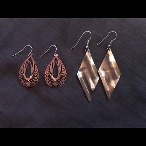 Two pairs of Earrings